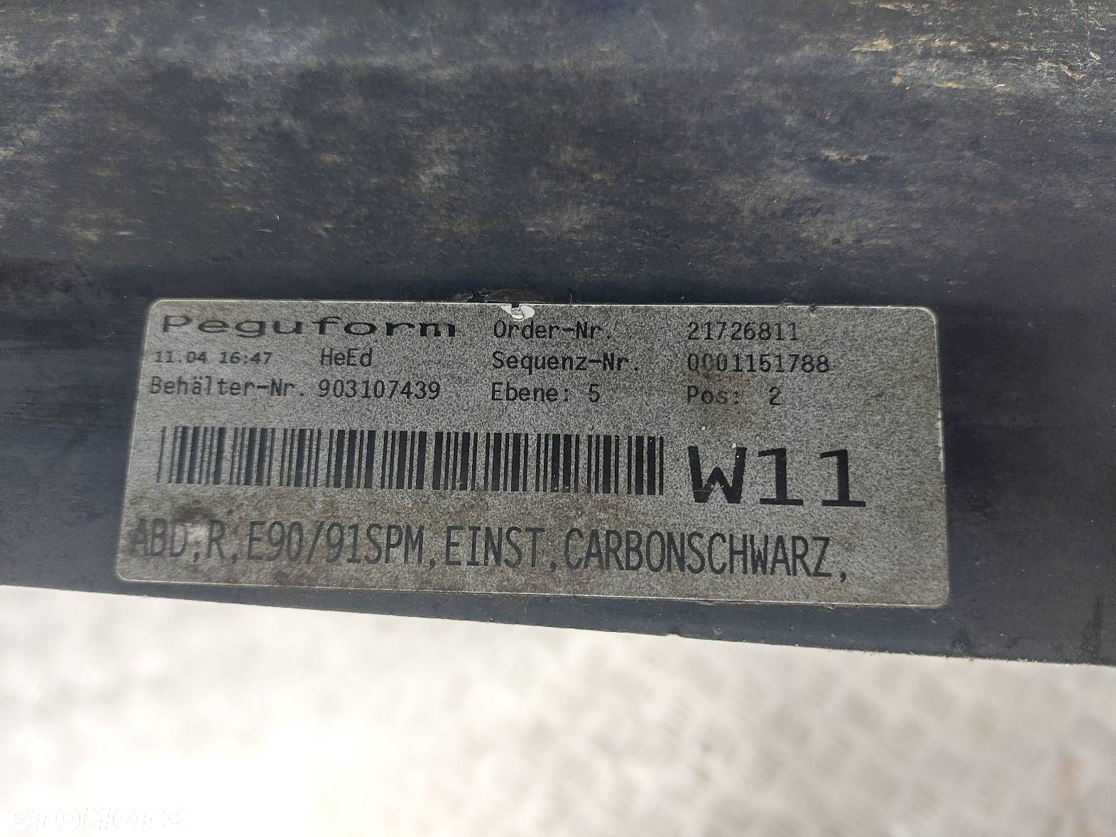 PRÓG NAKŁADKA LEWA + PRAWA BMW E90 416/9 7906508 7906507 - 6