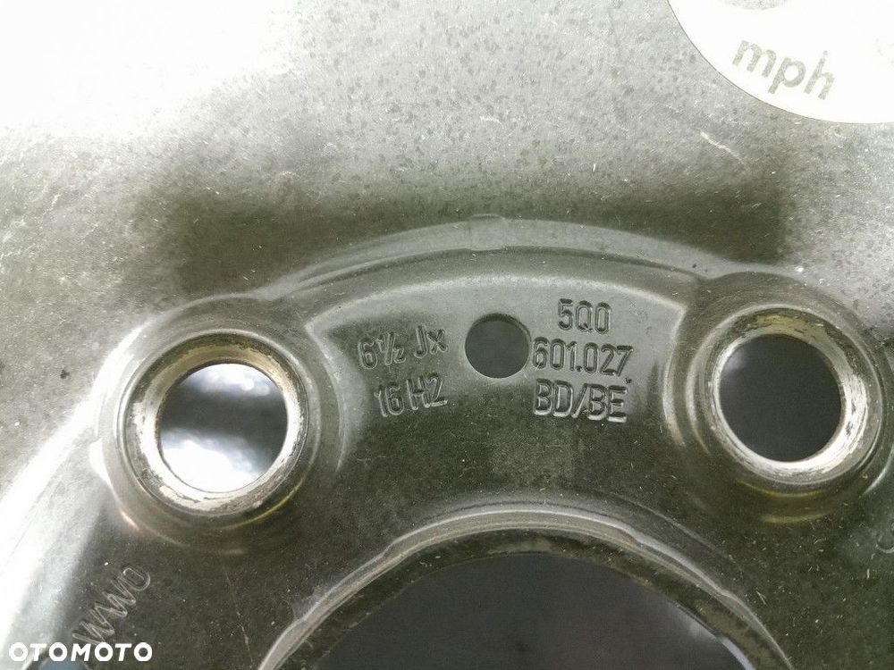 SKODA OCTAVIA III LIFT KOŁO DOJAZDOWE 5X112 6.5JX16 ET46 205/55 5Q0601027BD - 7