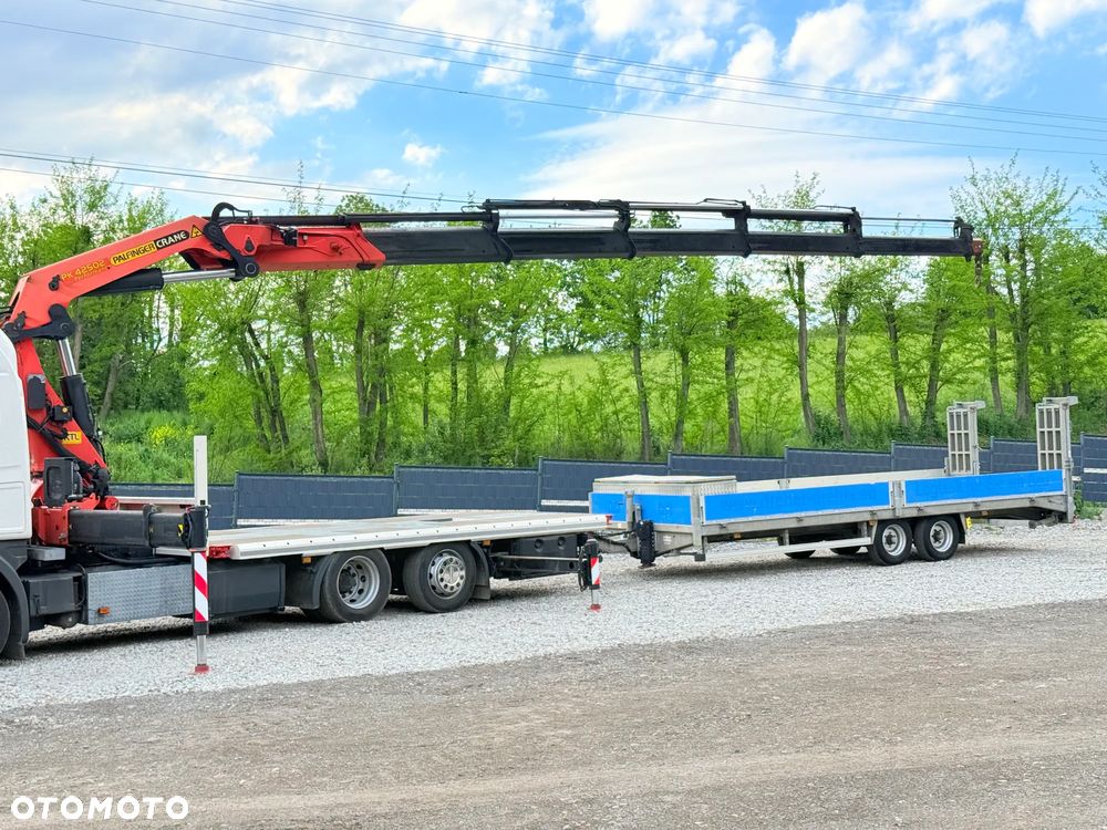 Scania * SCANIA G400 * Zestaw + Przyczepa * HDS Palfinger Kran PK 42500 * 3 Osie * Sprowadzona * Bardzo Dobry Stan * - 15