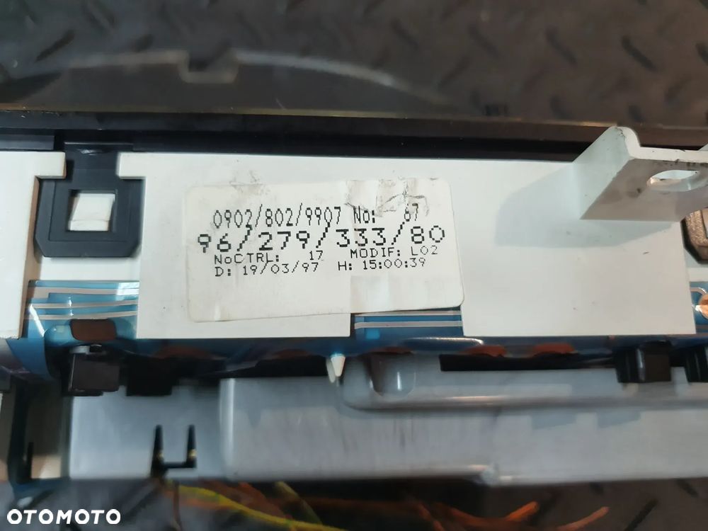 CITROEN SAXO 96-99 1.1ie LICZNIK ZEGARY 9627933380  147 TYŚ KM EUROPA PEUGEOT 106 - 5