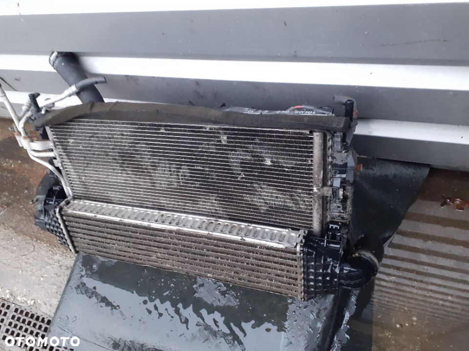 Chłodnica wody,  intercooler, wentylator Ford Focus MK2 C-max Diesel  Komplet 1.6 TDCI - 6