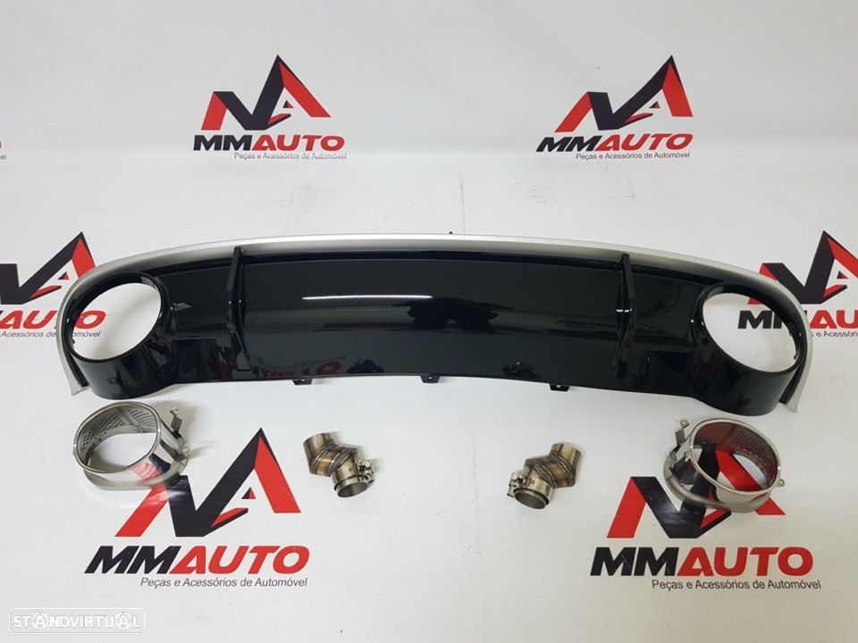 Difusor Traseiro AUDI A4 B8 (2007-2011) RS4 - 2
