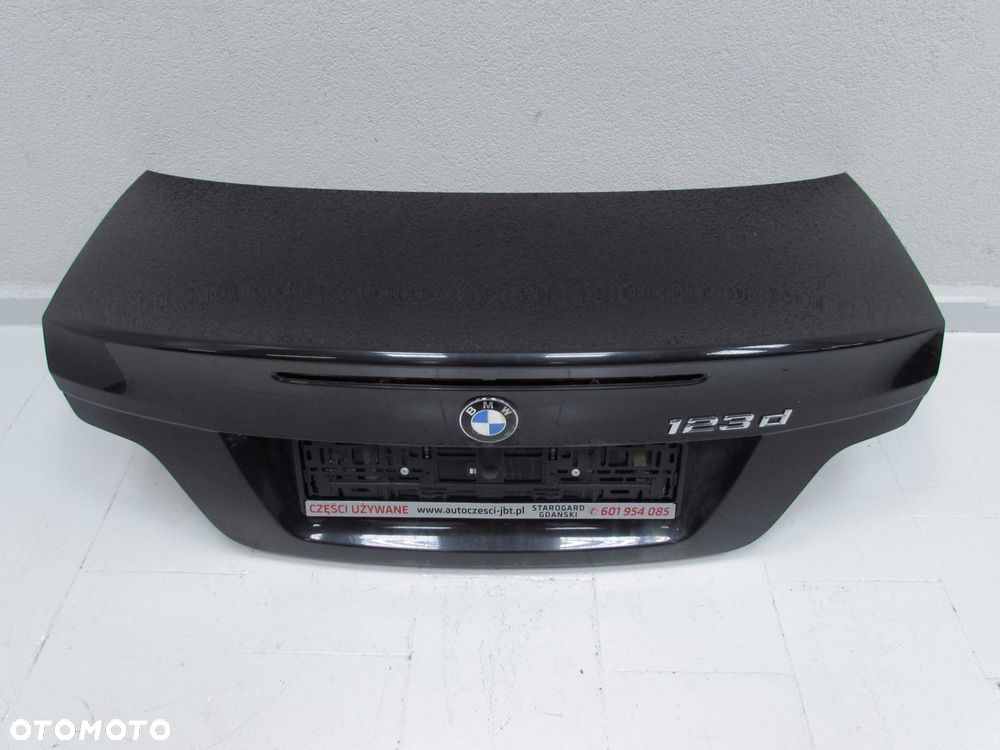 BMW 1 E82 M1 04-12 KLAPA BAGAZNIKA TYL BLACK SAPPHIRE METALIK - 7