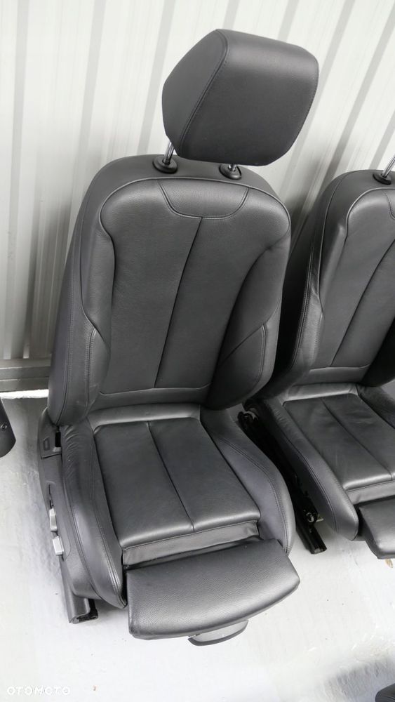 bmw f20 fotele kanapa wnętrze mpakiet skórzane elektryczne pamięć grzane - 9