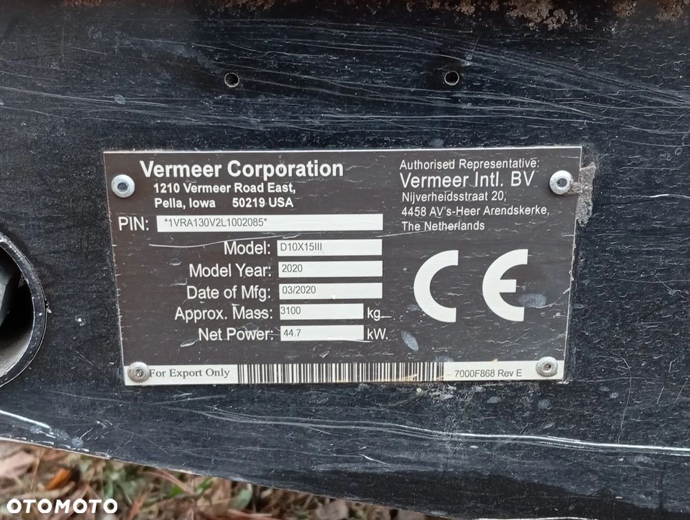 Vermeer Wiertnica horyzontalna D10X15 - 7