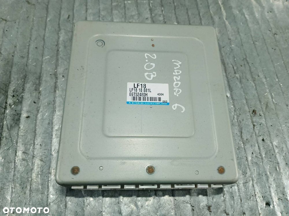 KOMPUTER, STEROWNIK MAZDA 6 ( 02-08 ) LF1818881L  E6T52480H 2.0 16V - 1