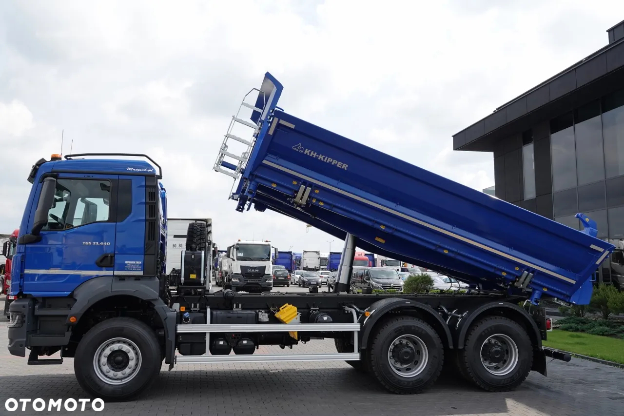 MAN TGS 33.440 / 6X4 / WYMIEŃ SWÓJ STARY NA NOWY / WYWROTKA 3 STRONNA / HYDROBURTA / BORDMATIC / KH-KIPPER / FABRYCZNIE NOWY / DOSTĘPNY OD RĘKI - 3