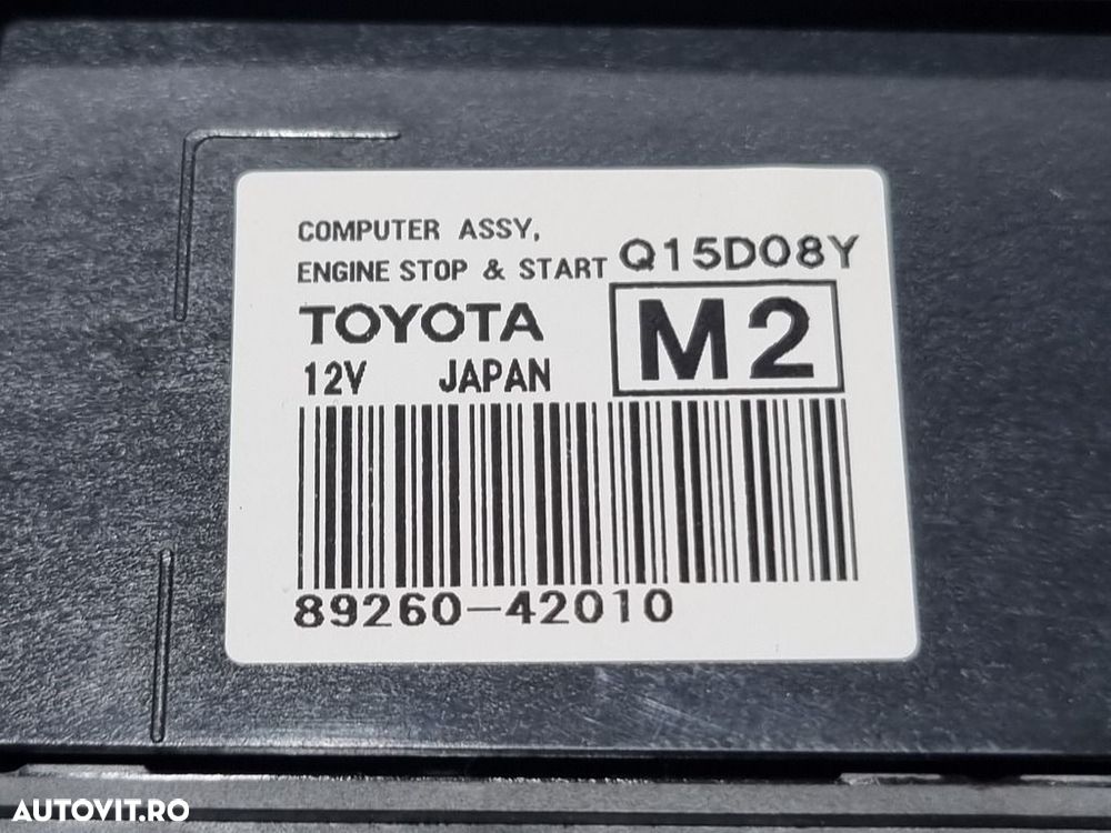 Modul Toyota Rav 4 IV 2012 - 2015 (1492) MODUL START STOP 8926042010 - 3