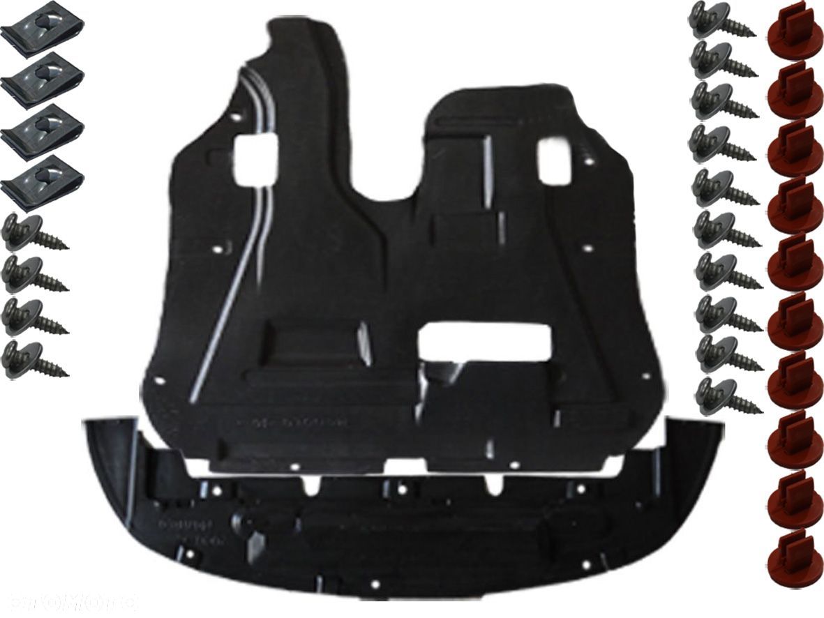 Ford Mondeo MK3 3 osłona silnika spinki 2000-2007 - 1