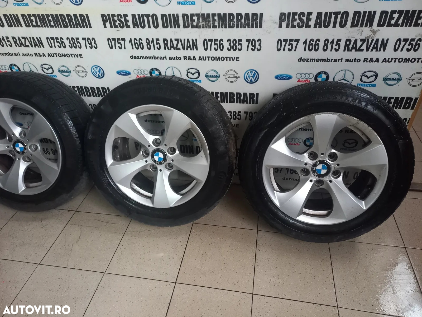 Jante Aluminiu Bmw 205/60/R16 5*112 Jante Bmw R16 F20 F21 F30 F31 F32 F33 F34 F36 F10 F11 Etc - Dezmembrari Arad - 10