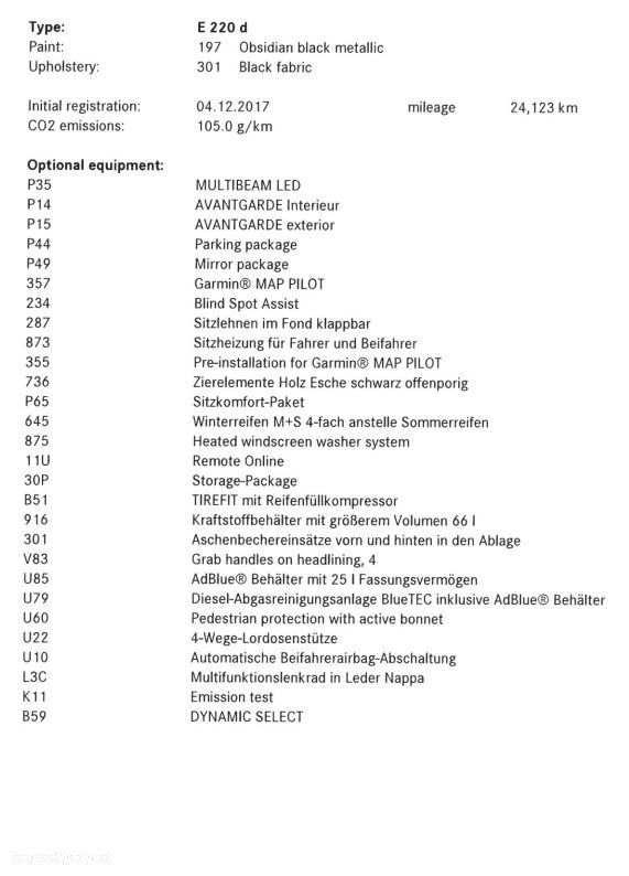 Mercedes-Benz Klasa E 220 d 9G-TRONIC Avantgarde - 30