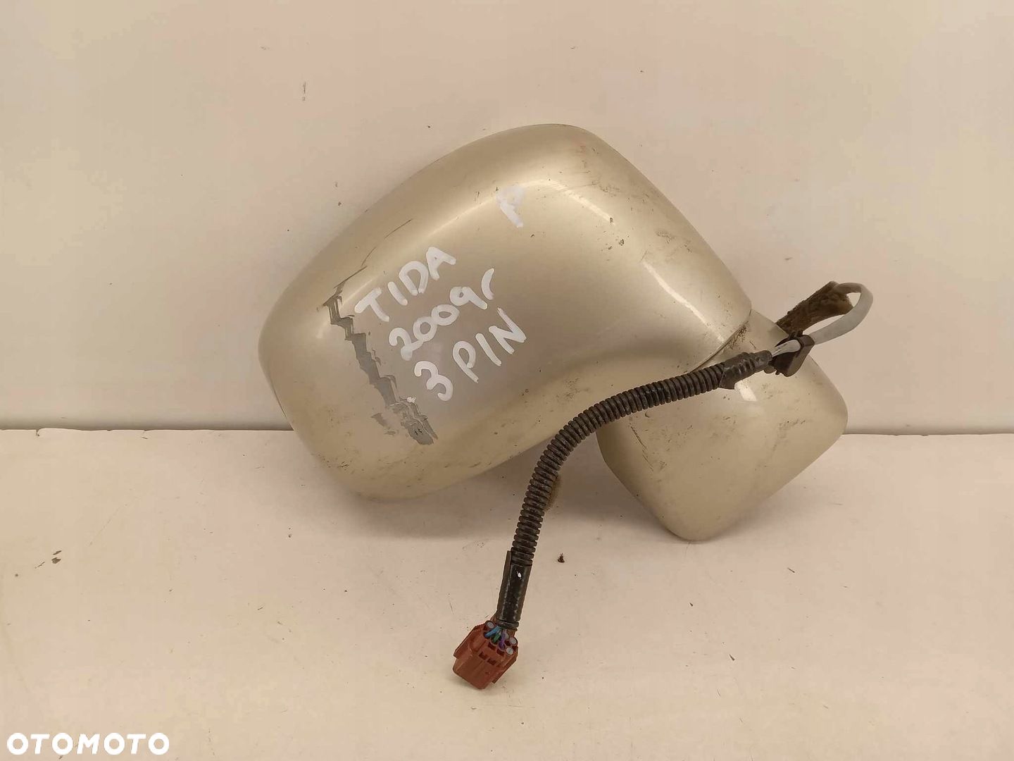 LUSTERKO PRAWE PRZEDNIE NISSAN TIIDA 3 PIN - 1