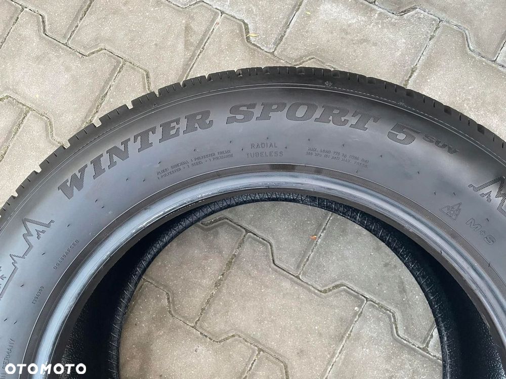 215/65R17 Dunlop Winter Sport 5 SUV - Opony Zima 4szt 7,5mm - 2