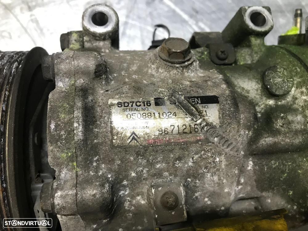 Compressor de Ar Condicionado CITROEN C4 II // Peugeot 308 I 3008 I 5008 I 408 HDI Ref. 9671216780 - 5