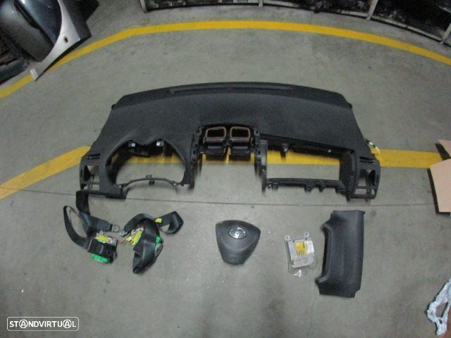Kit Airbags 4513002290B0 8917002560  TOYOTA AURIS 1 FASE 1 2007 1.6I 125CV 5P PRETO PRETO - 1