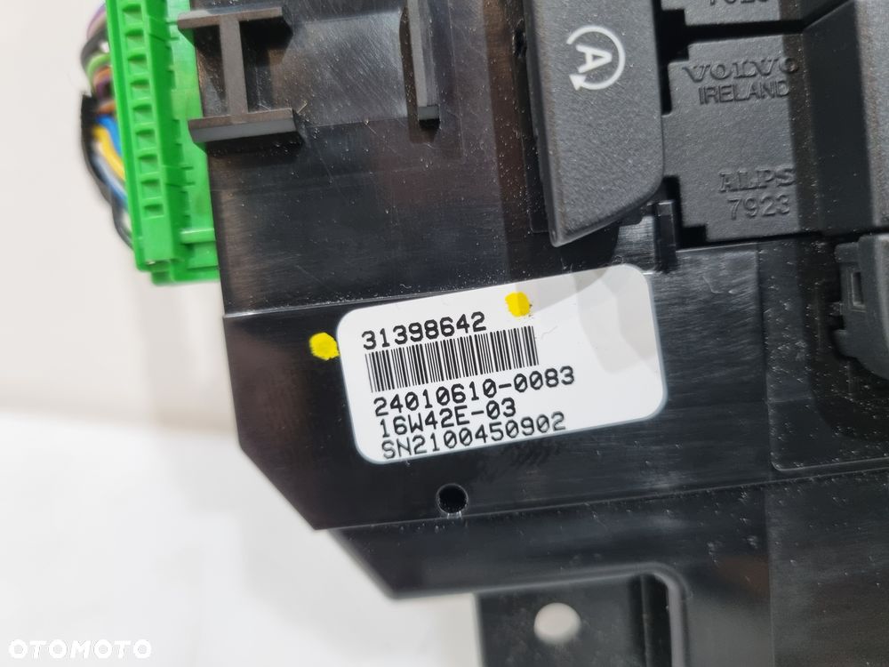 VOLVO S40 V50 V40 II PANEL NAWIEWU KLIMATYZACJI RADIA 31398642 - 6