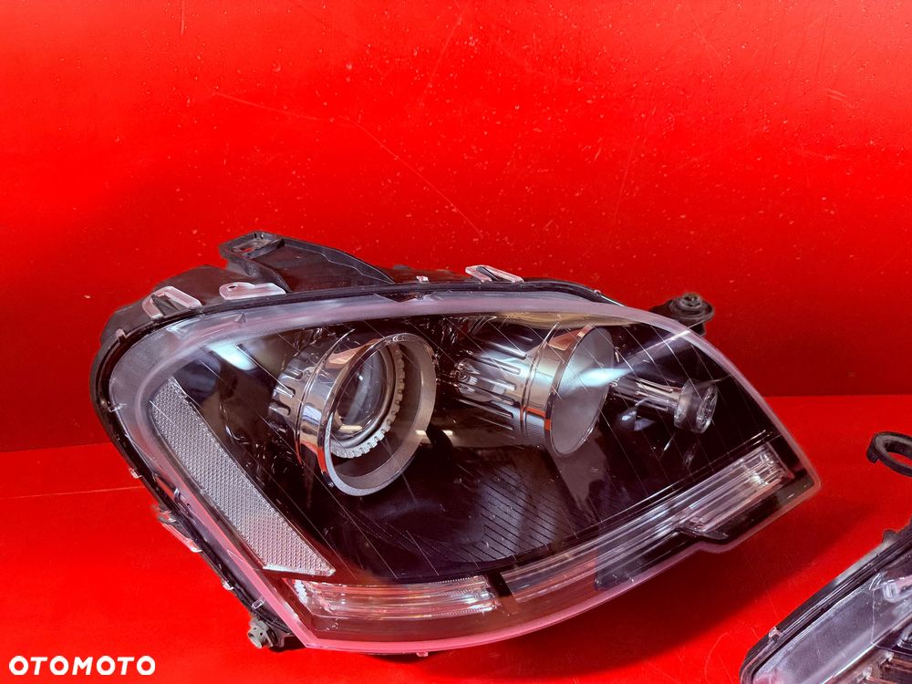 LAMPY MERCEDES ML W164 A164 LIFT AMG BI XENON CZARNE BDB - 2