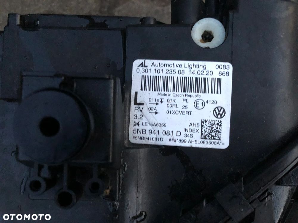 LAMPA PRZÓD PRZEDNIA LEWA VW TIGUAN II 2 FULL LED 5NB941081D - 3