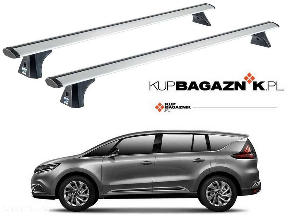 Bagażnik dachowy Renault ESPACE V 2015 do 2023 relingi bazowy belki - 1