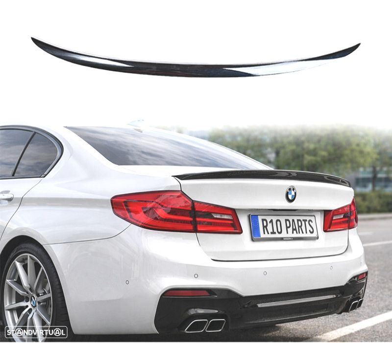 AILERON SPOILER BMW G30 LOOK M PERFORMANCE PRETO BRILHANTE ABS - 1