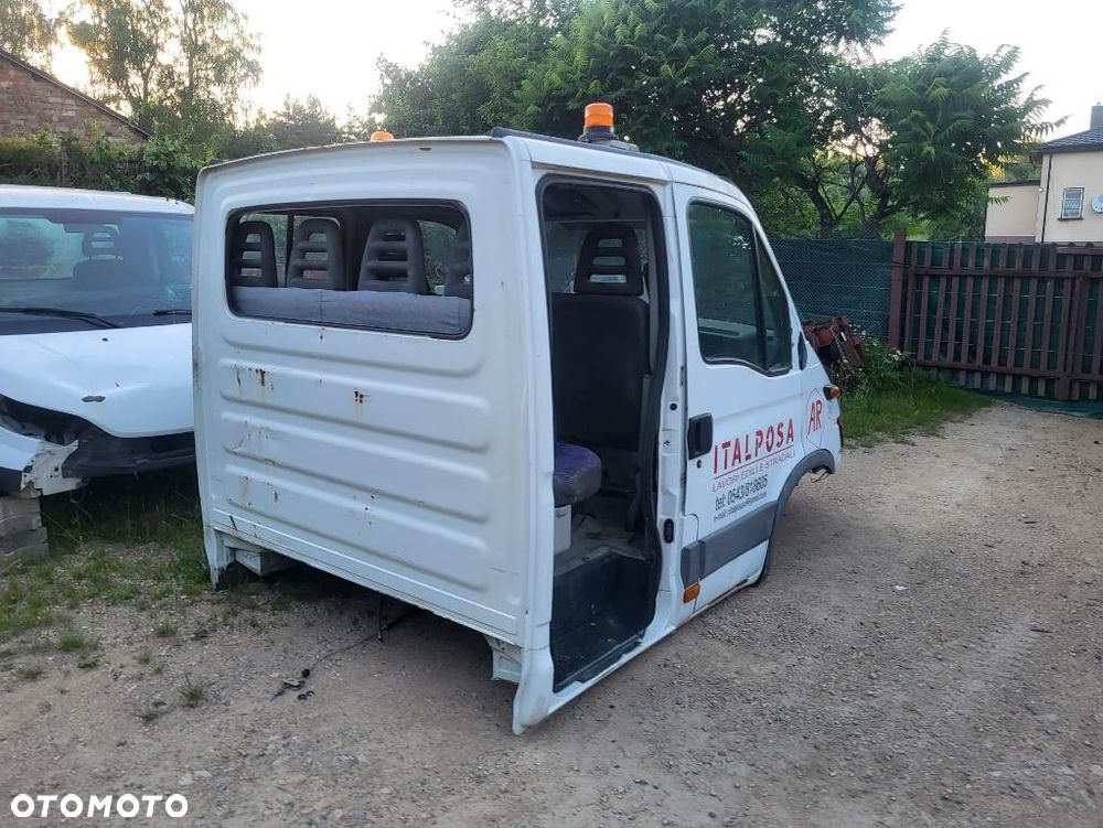 Dubel Kabina Iveco Daily  nie Kompletna sanki resory kiper wywrot hds silnik - 3
