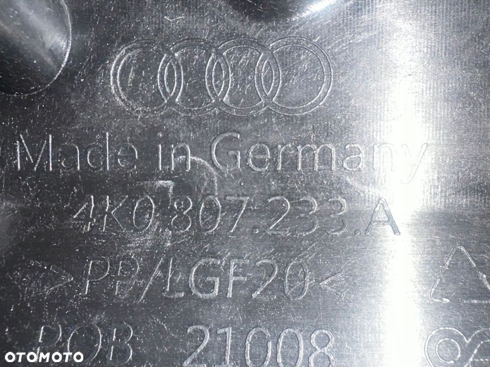 audi a6 c8 4k wzmocnienie pas mocowanie przód 4k0807233a oryginał - 12