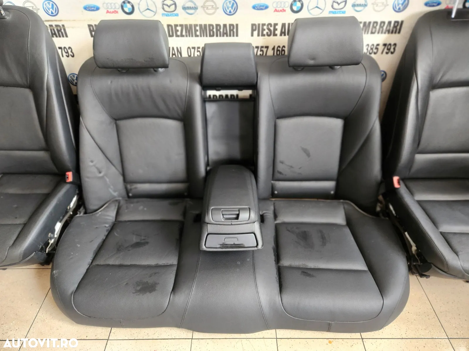 Interior Complet Scaune Piele Neagra Electrice Bmw Seria 7 F01 F02 F03 F04 Volan Stanga Europa Star - 5