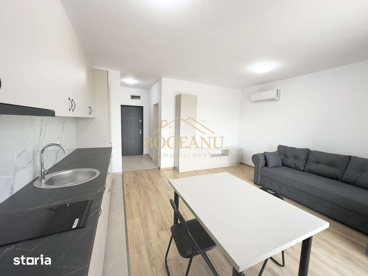 BG43-Apartament 1 cam Bloc nou,Mobilat si utilat,Parcare-Giroc — fotografia 1