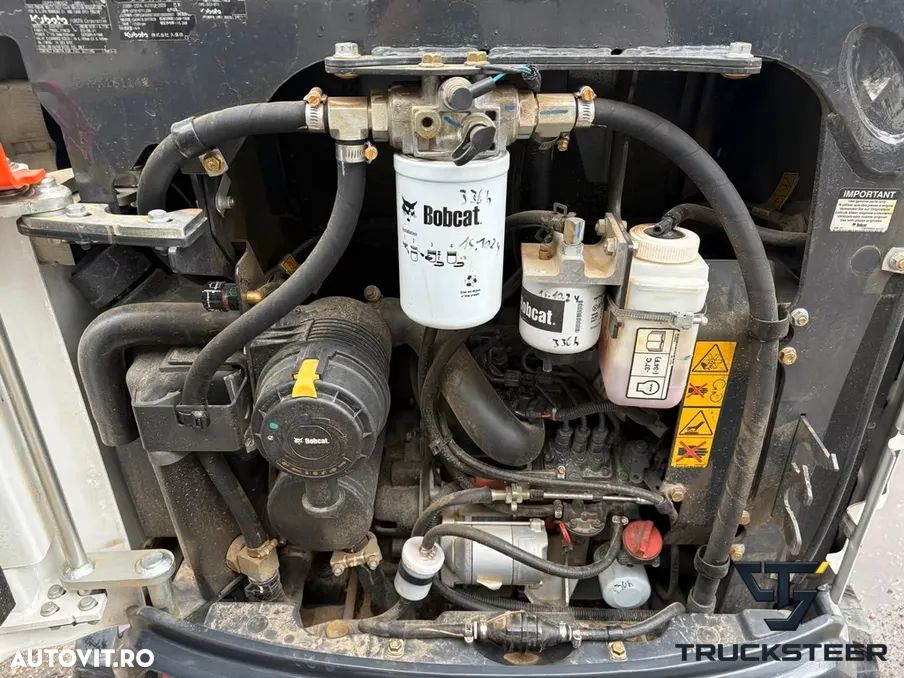 Bobcat E19 | JoyStick | Lama Nivelatoare | Cuplare Rapida - 12