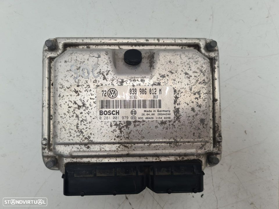 CENTRALINA ECU BOSCH ORIGINAL 038906012M 0281001979 ALH VW VOLKSWAGEN GOLF IV 4 MK4 1.9 TDI 90CV ALH SHARAN ALHANBRA - 1