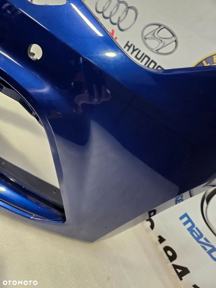 SEAT LEON 3 III LIFT FR CUPRA ZDERZAK PREDNI PRZÓD , ŁADNY , NA SPRYSKI + 4xPDC 4X PDC , KOLOR NIEBIESKI METALIK / ATRAMENTOWY , NR 5F0807221AB , NR AUKCJI NZ1461 - 18