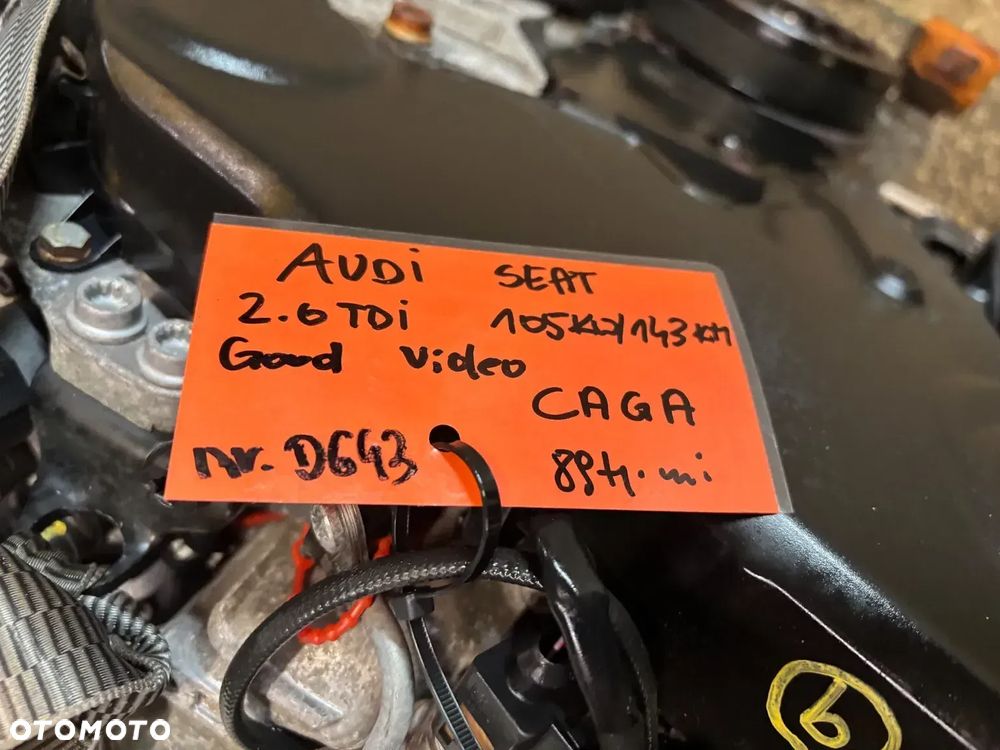 Silnik komplt 80tys Seat Audi 2.0 CAG CAGA 143 konie film video a4 a5 q5 exeo - 4