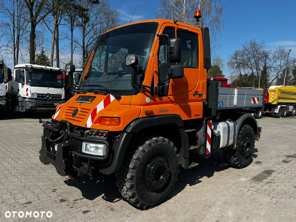 Mercedes-Benz UNIMOG 4 U400 405/12 4X4 CIĄGNIK/ WYWROTKA