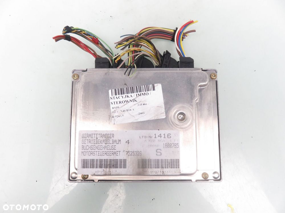 STACYJKA STEROWNIK BMW E46 318 i - N42 B20 A 0261209007 7508292 7516809 - 6