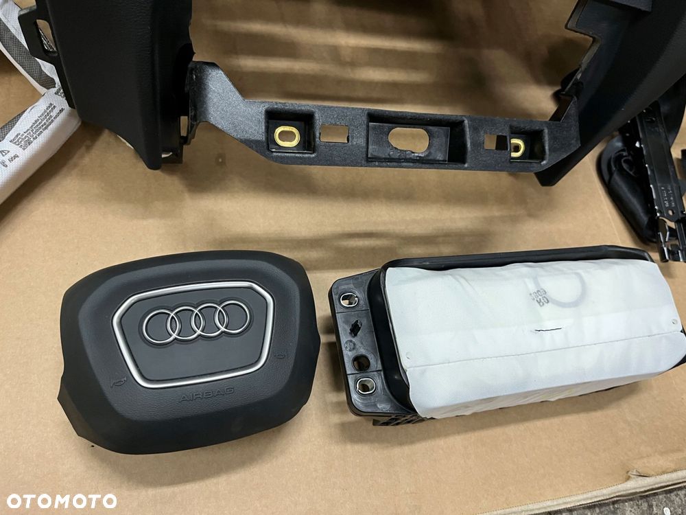 konsola audi q7 4m0 airbag pasy kurtyny deska kokpit oryginal headup brand - 5