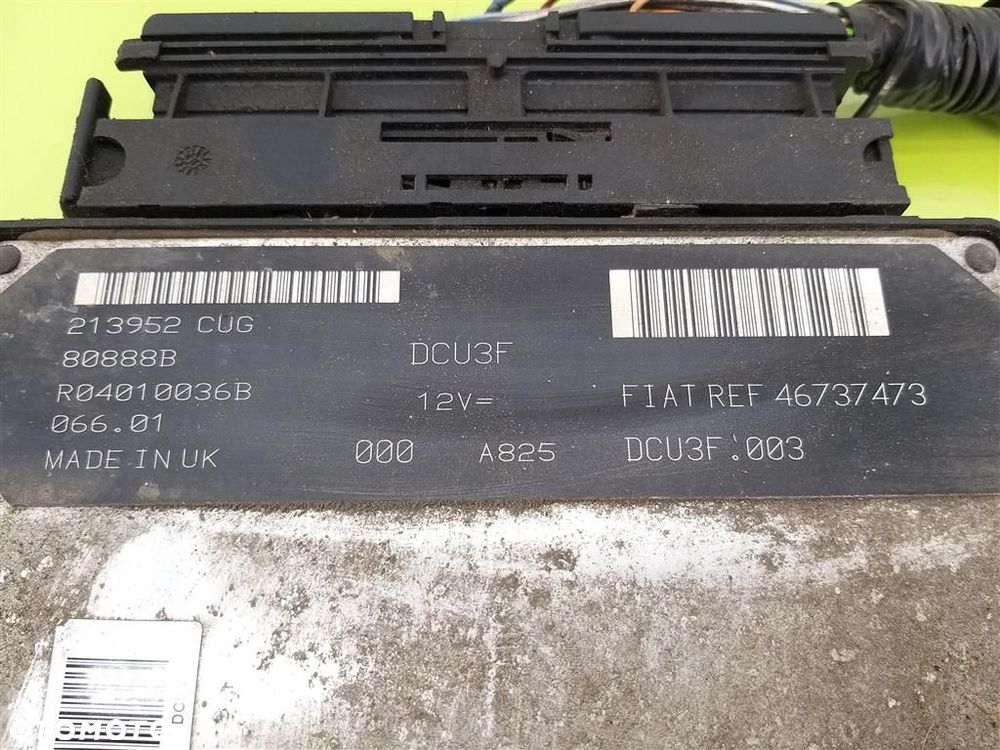 Komputer sterownik silnika Fiat Doblo I 2000-2010 1,9 D 46737473 ORYGINAŁ - 5