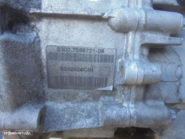 Caixa Velocidades 23007568721 08 MINI R56 FASE 1 2010 1.6D 90CV 3P CINZA AZULADO DIESEL 6 VELOCIDADES - 3