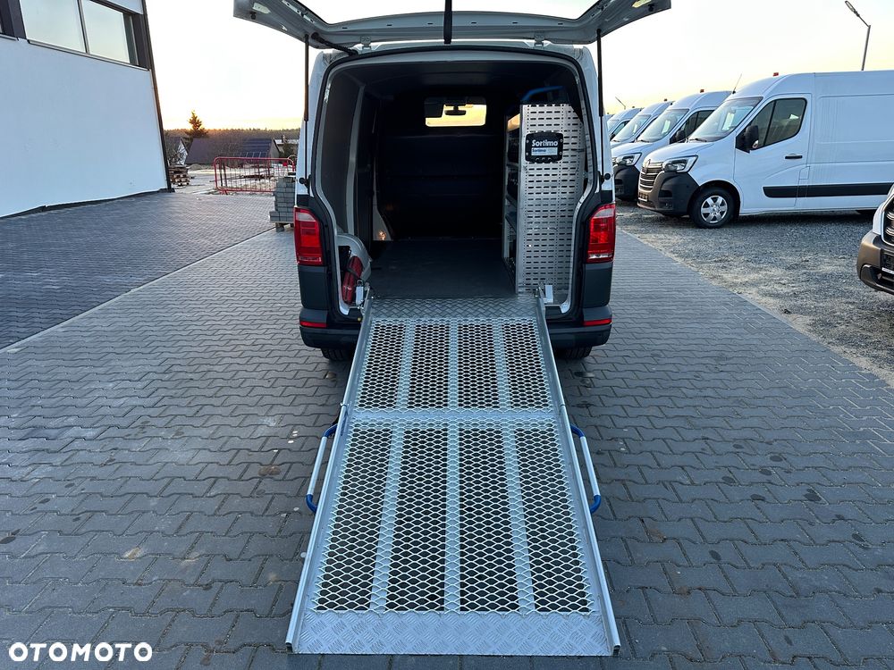 Volkswagen Transporter T6 2.0 TDI 150KM DSG Sortimo ZABUDOWA WARSZTATOWA Rampa dla wózków inwalidzkich - 2
