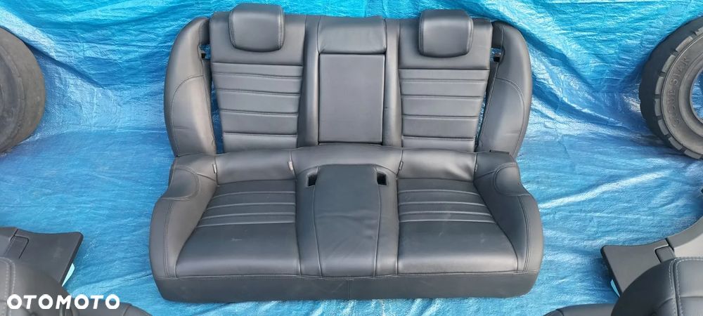 KANAPA TYŁ TYLNA KOMPLETNA SKÓRA RENAULT LAGUNA III 3 COUPE GT - 1