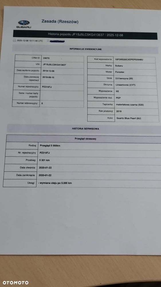 Subaru Forester 2.0 i Exclusive (EyeSight) Lineartronic - 16