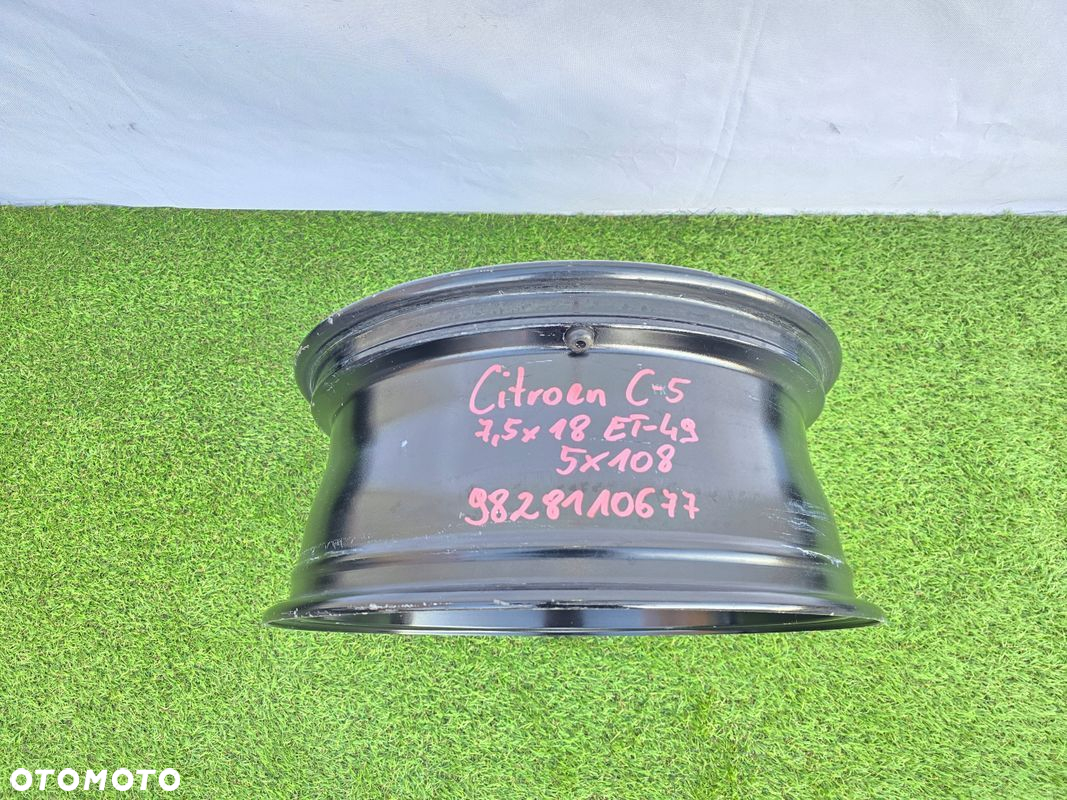 FELGA CITROEN DS3 DS5 DS7 CROSSBACK C5 AIRCROSS 7,5x18 ET49 9828110677 - 7