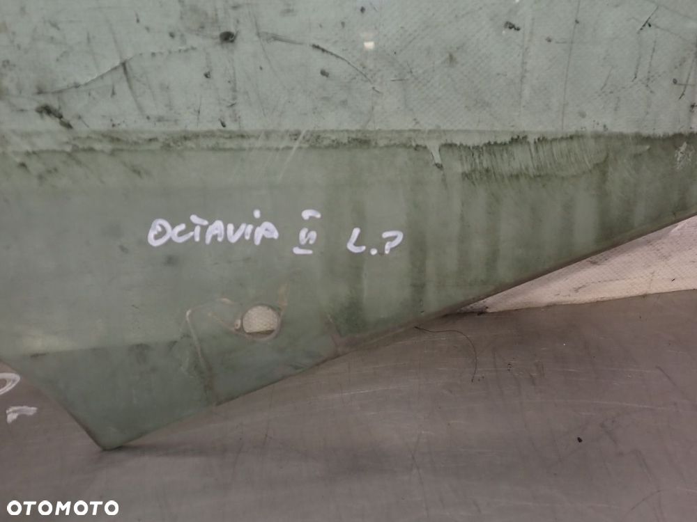 SZYBA BOCZNA LEWA PRZEDNIA DRZWI SKODA OCTAVIA II 1.6TDI LIFT - 5