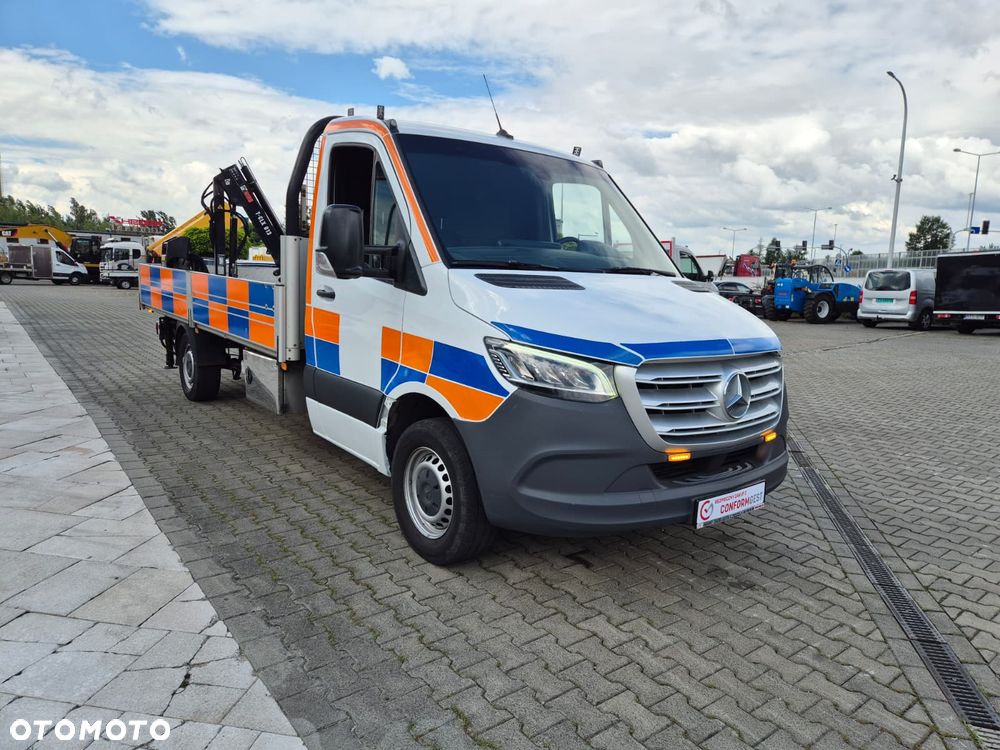 Mercedes-Benz Sprinter 316 CDi 7G Tronic Plus / AUTOMAT / SKRZYNIA / HDS HIAB 1T / 1 WŁ / SERWISOWANY / ORYGINALNY PRZEBIEG / BEZWYPADKOWY / W PEŁNI SPRAWNY / MOŻLIWOŚĆ TRANSPORTU / - 6