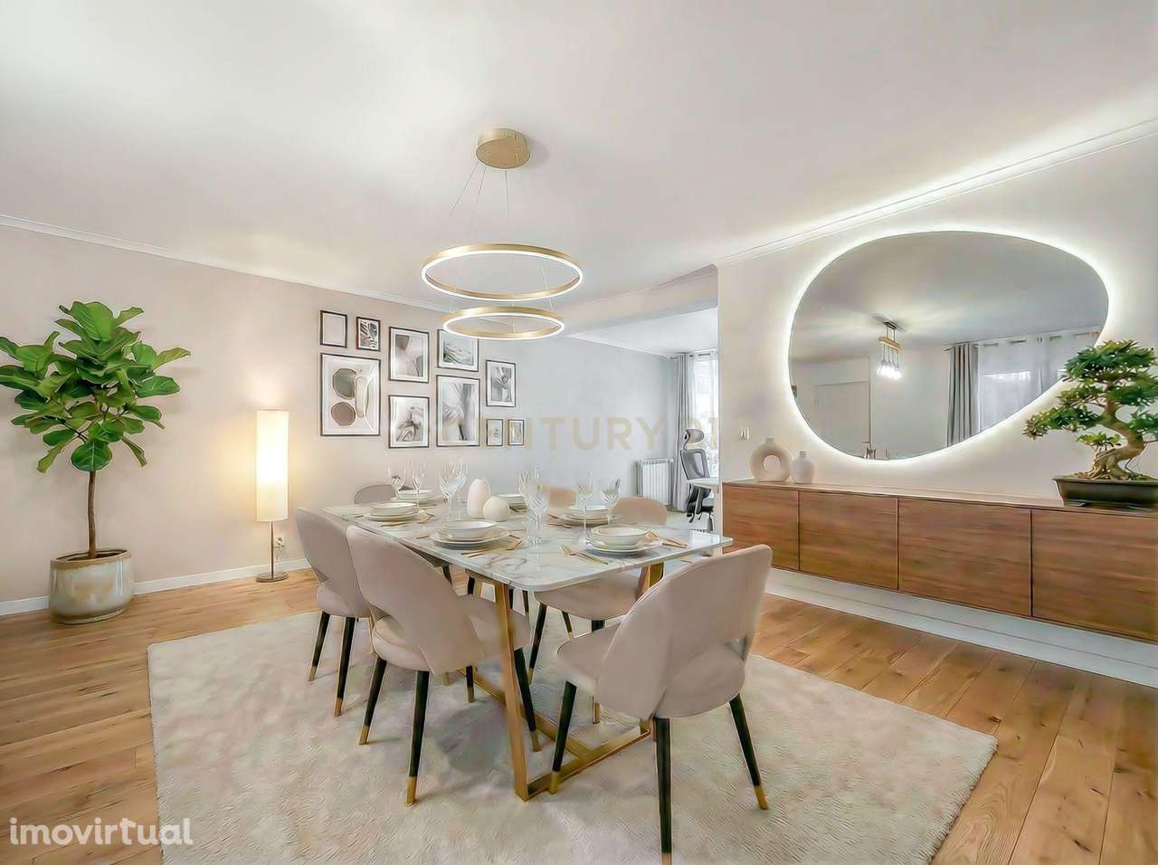 Espaçoso Apartamento T2 com garagem, varanda e arrecadação em Fitares, - Grande imagem: 3/40