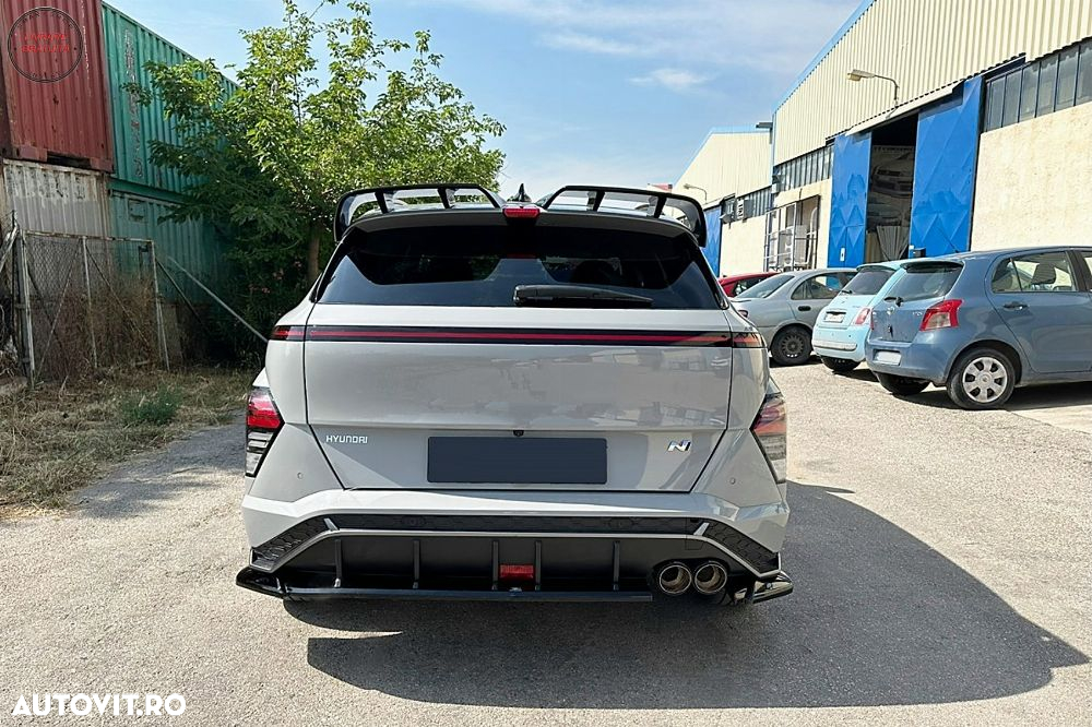 Prelungire bara spate Hyundai KONA N-Line Mk2 (2023-) Negru- livrare gratuita - 8