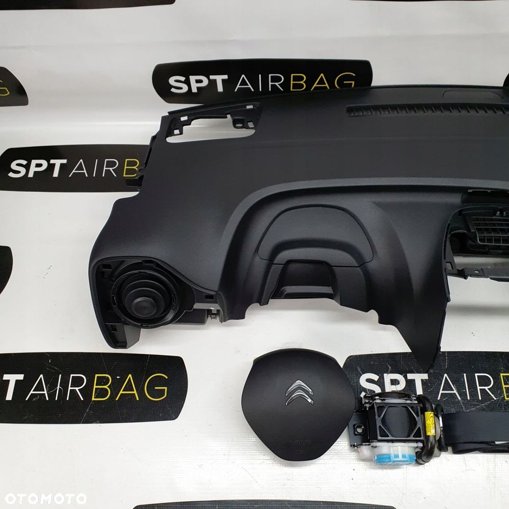 CITROEN C1 DESKA ROZDZIELCZA KONSOLA KOKPIT PULPIT PODUSZKI AIRBAG AIR BAG PASY KIT SET - 2