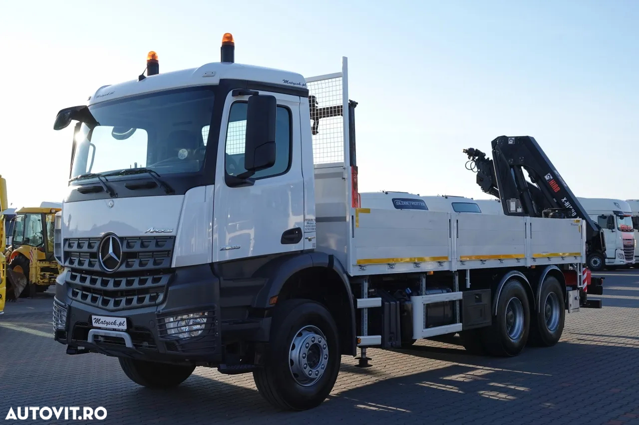Mercedes-Benz AROCS 2633 / 6x4 / CUTIE - 6,5 M / HDS HIAB 188 b-3 inaltime: 11 M / EURO 6 / RADIO CONTROL / ROTATOR - 6