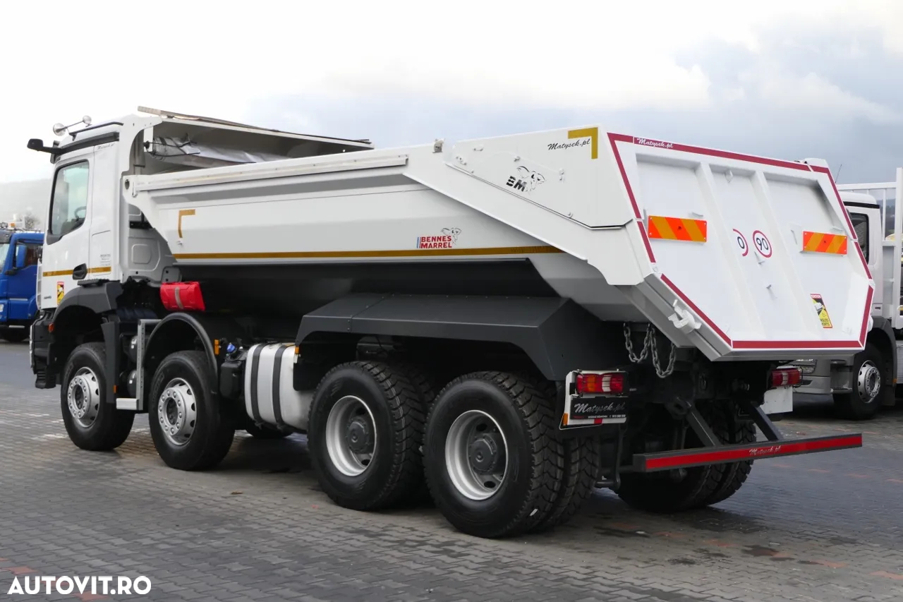 Mercedes-Benz AROCS 3246 / 8x4 / BASCULANTE / BASCULANTE SPATE / EURO 6 / PNEURI 100% - 11