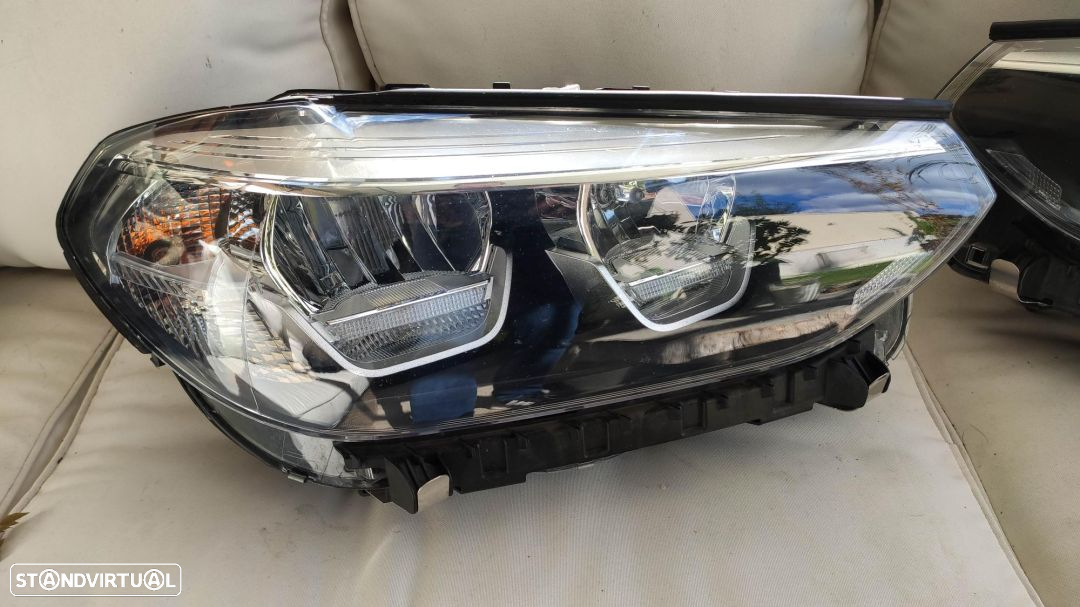 conjunto de faróis halogéneo Led BMW X3 G01 + X4 G02 - 2