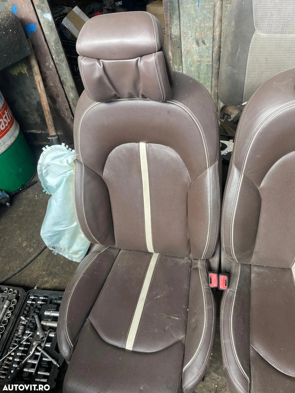 Scaune + bancheta interior piele electrci Audi A8 D4 / cu defecte - 2